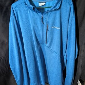Columbia Blue Quarter-Zip Pullover